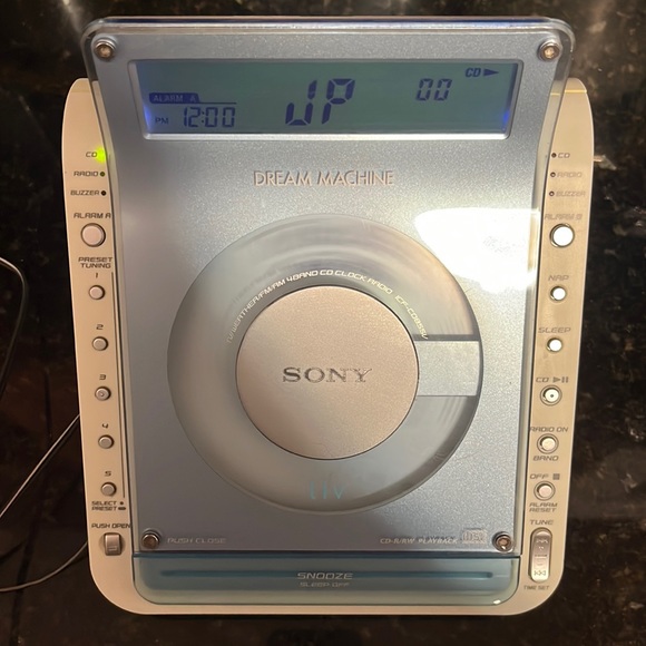 Sony Other Sony Dream Machine Alarm Clock Radio Cdplayer Icfcd855v